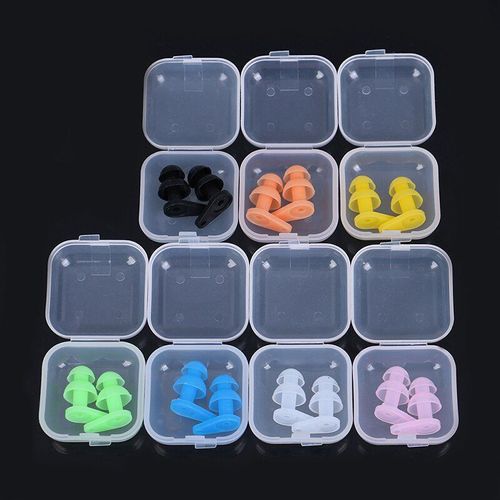 Jeu De Bouchons D'oreille De Natation En Silicone Souple, Accessoires De Natation Et De Plongée En Piscine Pour Enfants, 2 Pièces/Ensemble
