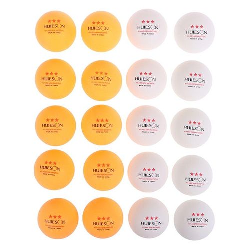 Balles De Tennis De Table En Plastique Abs, 40 + Mm De Diamètre, 2.8g, 3 Étoiles, Pour Entraînement De Tennis De Table, 10 Pièces