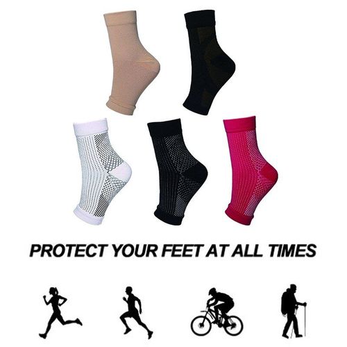 Chaussettes De Compression Pour Soulager La Douleur, 1 Paire, Chaussettes De Sport, De Yoga, De Soutien De La Cheville, De Soins Des Pieds