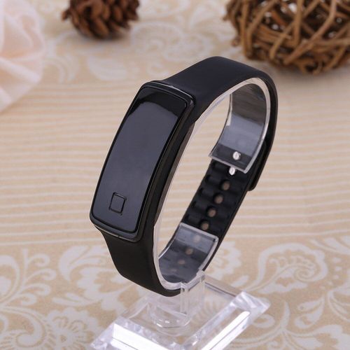 Bracelet Numérique Intelligent En Silicone Souple, Super Léger, Design Led, Sport, Course À Pied, Blanc/Noir/Rouge, Nouveau