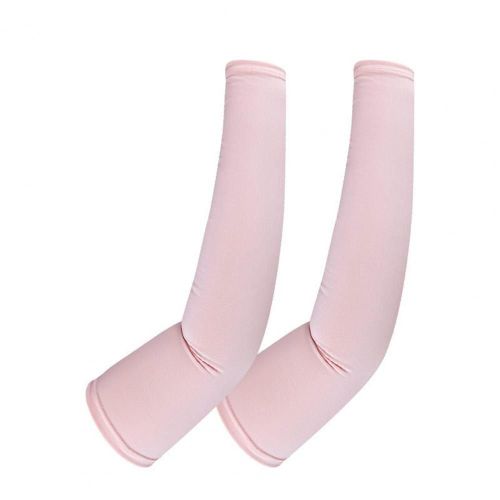 Manchons De Bras De Protection Solaire À Micro-Élasticité, 1 Paire, Manchons De Bras Lisses Anti-Uv, Équipement De Cyclisme
