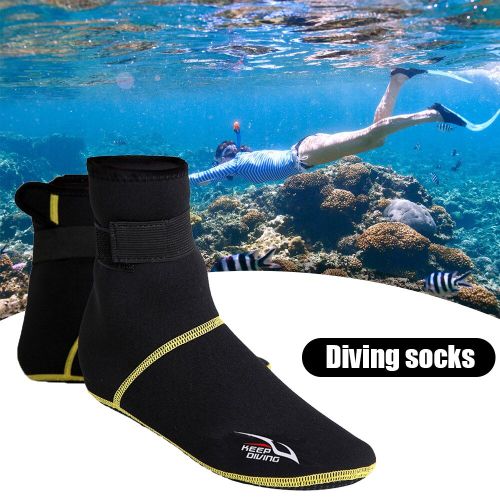 Chaussettes de plongée en néoprène 3mm, chaussettes d'eau de plage thermiques, bottes antidérapantes, pour Rafting, apnée, voile, natation