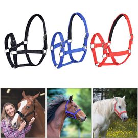 Harnais De Cheval En Rênes, Couvre-Chef, Licou Épais, Durable, Amovible