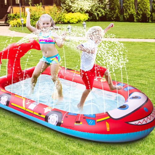 Tapis De Pulvérisation D'eau Gonflable Pour Enfants, Tapis De Jeu De Piscine, Arroseur De Cour Amusant En Plein Air, Piscines De Natation En Pvc