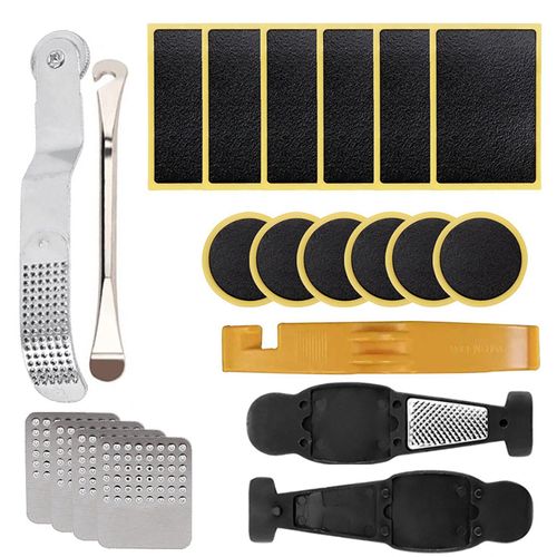 Kit De Réparation De Pneus De Vélo, Réparation De Pneus Plats De Bicyclette, Cyclisme, Crevaison De Chambre À Air, Adhésif À Séchage Rapide