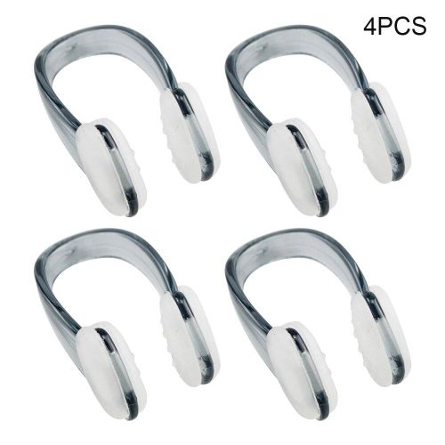Pince-Nez Étanche Et Portable Pour Débutant, Équipement De Protection Ergonomique, Antidérapant, Pour Adultes Et Enfants, Plongée Libre, Doux, 4 Pièces