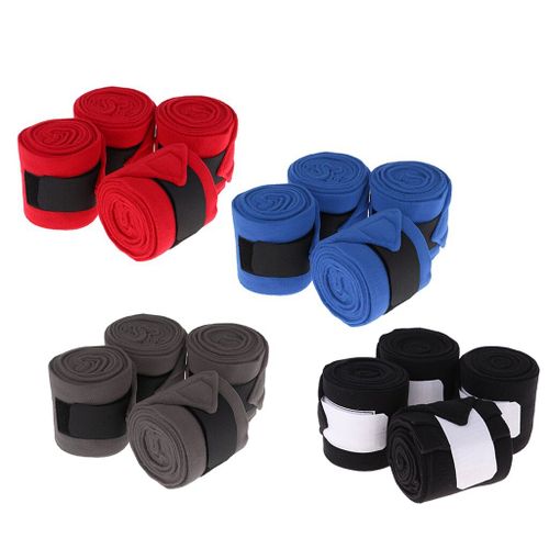 Jambières De Cheval, 4 Pièces, Bandage D'extérieur, Bottes Équestres, Enveloppements De Jambes, Équipement Équestre