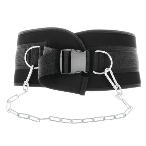 Ceinture De Musculation Et De Traction, Avec Chaîne, Soutien Du Dos Pour Fitness