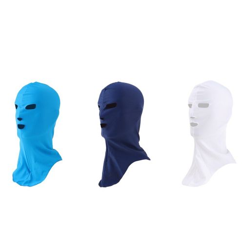 Casquette De Natation Pour Hommes Et Femmes, Protection Solaire Uv, Masque Facial, Blanc
