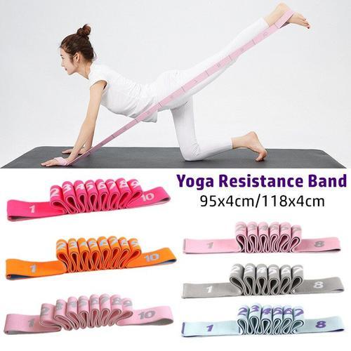 Bandes De Résistance Multi-Fonctionnelles Pour Adultes, 1 Pièce, Numérique Segmenté, Latin, Pilates, Yoga, Étirements, Fitness