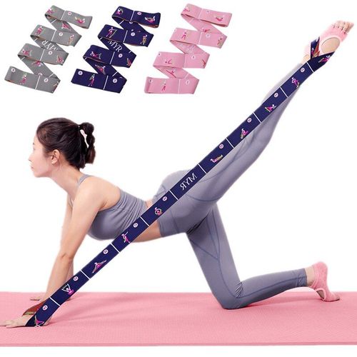 Bande De Résistance Multi-Segments À 11 Grilles, Bandes Élastiques De Yoga, De Danse Auxiliaire, De Pilates, Pour Débutant, Entraînement En Latin Pour Adultes
