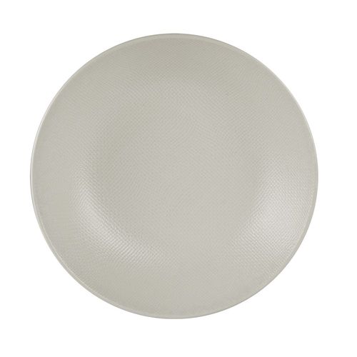 Grande Assiette Creuse Vésuvio Blanc 25 Cm (Lot De 6)