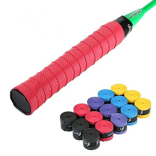 Anti-Slip Tennis Raquette Grip Sueur Absorbée Enveloppe Bande Poignées De Badminton Raquette Bandeau