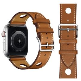 Bracelet de montre connectée cuir véritable 40 mm Uniq Mondain Apple Watch 4