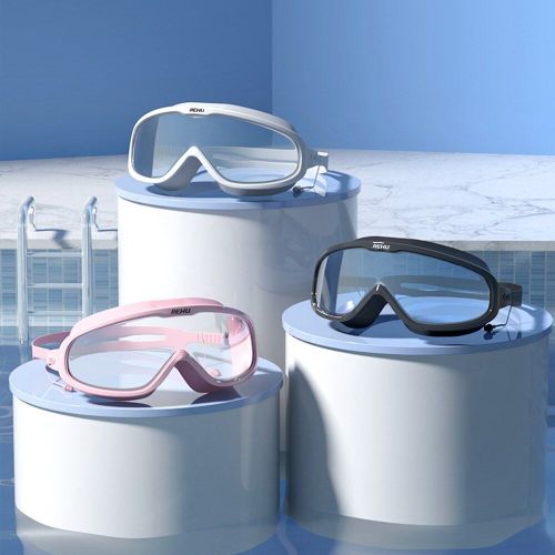Lunettes De Natation Pour Adultes, Étanches, Masque De Plongée, Anti-Brouillard, Uv, Réglables, Pour Sports Aquatiques En Piscine