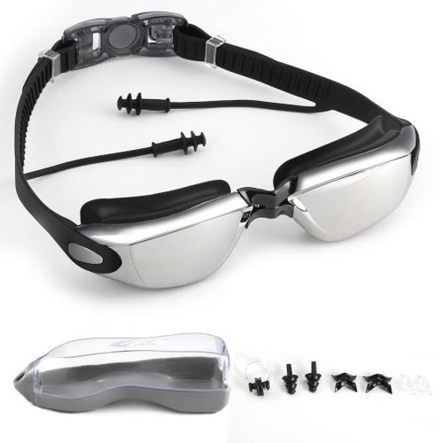 Serre-Tête Réglable, Transparent, Étanche, Lisse, Anti-Fuite, Anti-Buée, Lunettes De Natation Souples, Avec Oreillettes Gratuites, Pince-Nez
