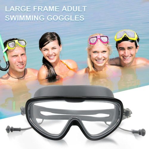 Lunettes De Natation À Grand Cadre, Étanche Et Anti-Buée Hd, Nouvel Équipement De Protection Des Yeux Pour Hommes Et Femmes
