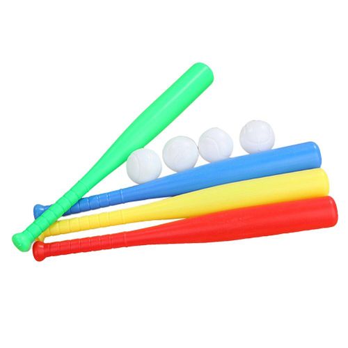 Batte De Baseball En Plastique Pour Enfants, Pour Kitball Et Ensembles De Sports, Bâton D'entraînement, Jeu De Cour Pour Enfants, Batte De Plein Air