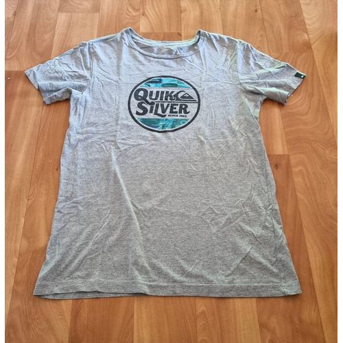 T-Shirt Quiksilver Manche Courte Gris Taille 10ans