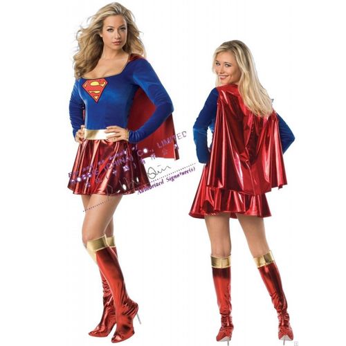*** Discontinued *** Supergirl - Costume Sexy Super-Héro Femme Sexy - T. Unique (S À M)