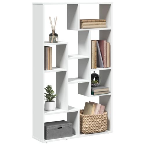 Vidaxl Bibliothèque Blanc 72x20x120 Cm Bois D'ingénierie