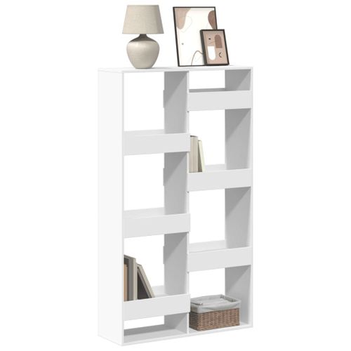 Vidaxl Bibliothèque Blanc 100x33x175 Cm Bois D'ingénierie