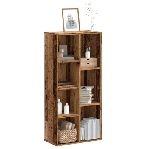 Vidaxl Bibliothèque Vieux Bois 50x25x105 Cm Bois D'ingénierie