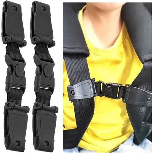 2pcs Clip Siège Auto,Clip De Ceinture De Sécurité Pour Bébé,Clip Siège Auto Enfant,Harnais Ceinture De Sécurité Bebe,Siège D'auto Clip