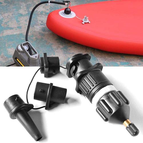 Pompe De Canoë Kayak,Adaptateur De Pompe De Sup Gonflable,Stand Up Paddle Portable,Valve D'air Convertisseur,Adaptateur Compresseur D'air Accessoires