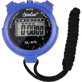 Chronomètre Simple Avec Grand Écran Et Chronomètre Numérique, Portable, Pour Le Sport - Bleu