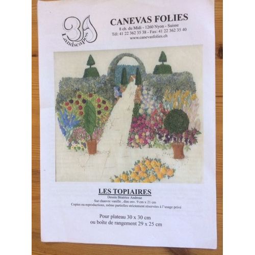 Canevas Folies - Les Topiaires -