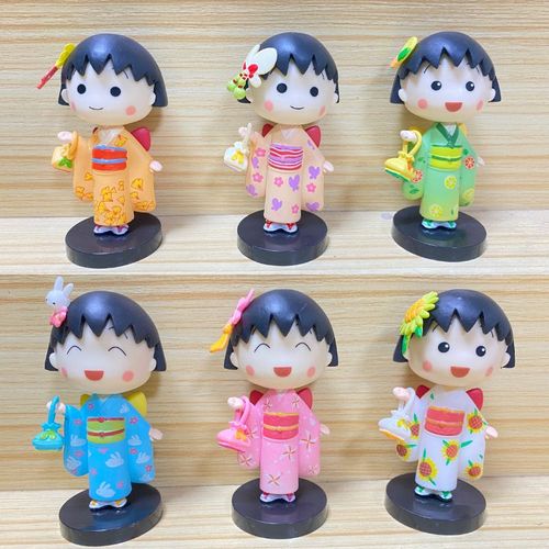 6 Cherry Maruko Poupée Mignonne Figure Jouets D'action Modèle Ornements