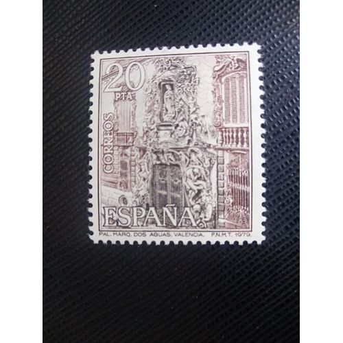 Timbre Espagne Yt 2181 Palais Dos Aguas, Valence 1979