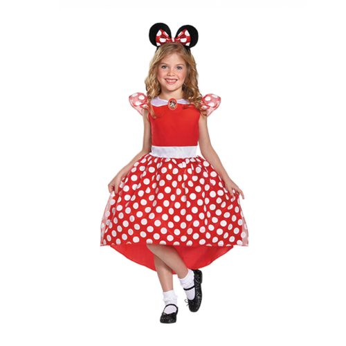 Déguisement Minnie Mouse Rouge Classique Fille - Taille: 3 - 4 Ans (97 - 109 Cm)