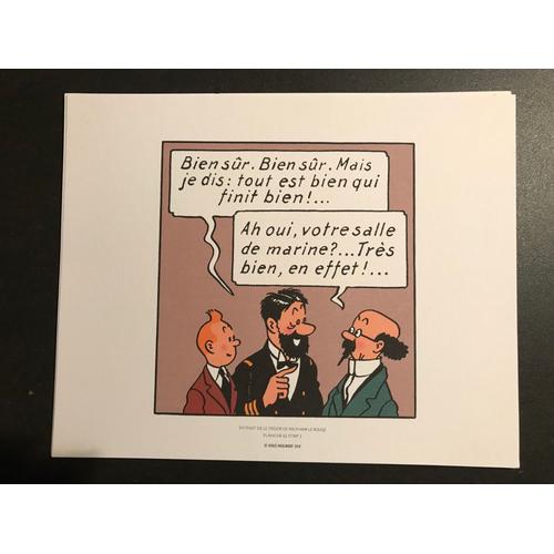 Affiche / Poster - Tintin - En Effet!... - 19,5x24cm
