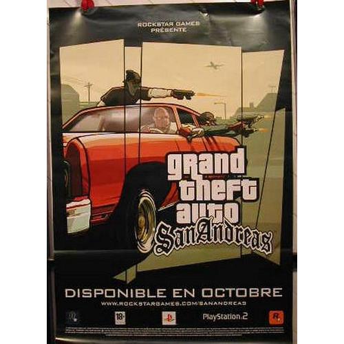 Affiche / Poster - Grand Theft Auto - San Andreas - 70x100cm