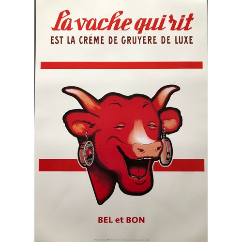 Affiche / Poster - La Vache Qui Rit - Bel Et Bon - 50x70cm