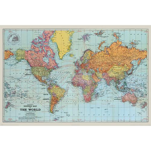 Poster Carte du Monde