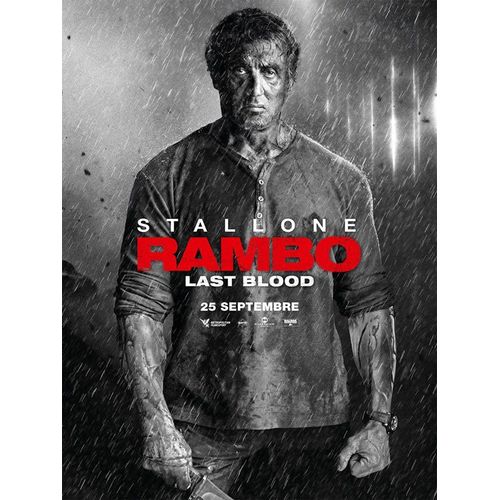 Affiche Originale Cinema - Rambo: Last Blood - Sylvester Stallone, Paz Vega - 116x156cm