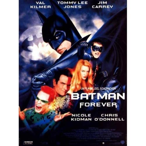 Affiche Originale Cinema - Batman Forever - 1995 - Val Kilmer, Tommy Lee Jones, Jim Carrey - 40x56cm