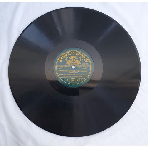 Vinyle 78 Tours 30 Cm, Polydor 1929, Schubert, Orchestre De L'opéra De Berlin-Charlottenburg.