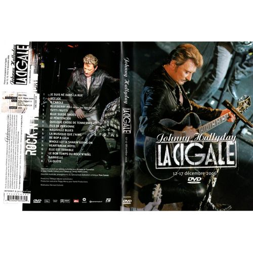 Johnny Hallyday La Cigale (Décembre 2006) Dvd