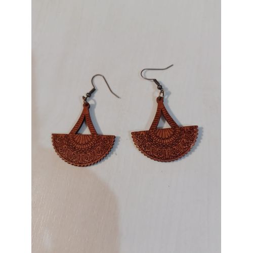 Boucles D'oreilles En Bois