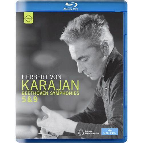 Karajan Conducts Beethoven Symphonies Nos. 5 & 9 [Blu-Ray]