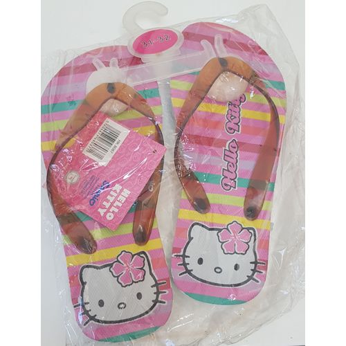 Chaussures De Plage / Tongs / Hello Kitty / Pointure 31- 32 / Neuves / Sanrio