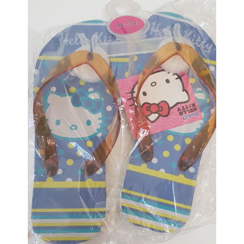 Chaussures De Plage / Tongs / Hello Kitty / Pointure 31- 32 / Neuves / Sanrio