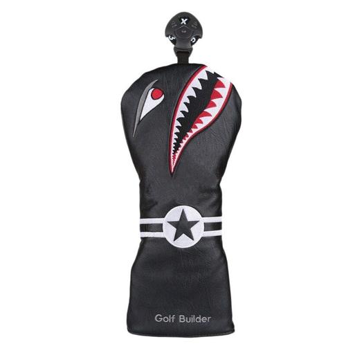 Couvre-Tête Shark Pour Club De Golf, Pour Conducteur, Féerique, En Bois, Hybride, Lame De Maillet, Putter, En Cuir, Protège-Chef Pour Clubs De Golf