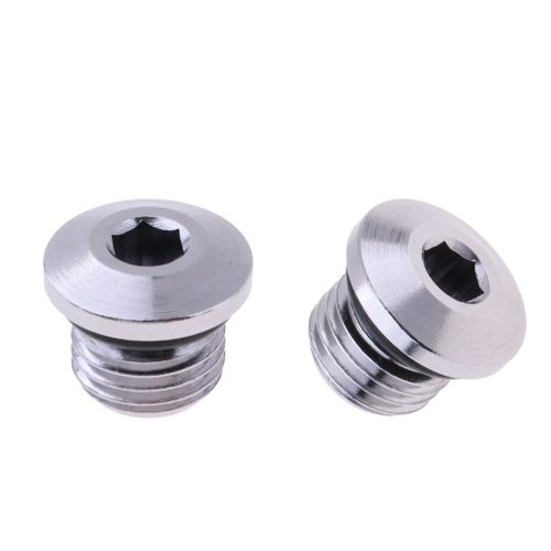Régulateur De Plongée Sous-Marine, Bouchons De Port Lp Et Joint Torique Scellé-3/8 Pouces (Quantité De 2) -Acier Inoxydable 316 Solide