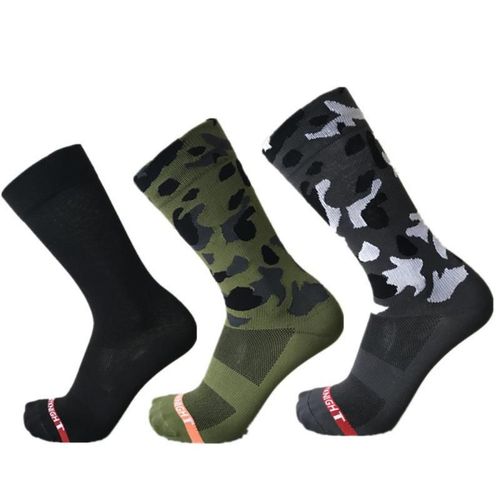 Chaussettes De Cyclisme Camouflage Vert Olive, En Polyester, Respirantes, Pour Vélo De Route Et Vtt, Accessoires De Sport