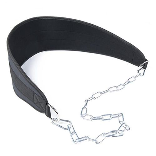 Ceinture D'haltérophilie Avec Chaîne, Équipement De Fitness, Large, Épaisse, Rembourrée, Pour Les Tractions, Les Squats, La Musculation